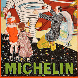 Michelin Tyres Man Poster - Vintage by Popperfoto