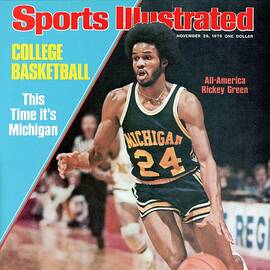 Michigan Rickey Green, 1976 Ncaa Midwest Regional Playoffs Sports Illustrated Cover by Sports Illustrated