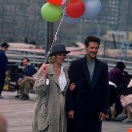 Mickey Rourke And Kim Basinger Filming by Art Zelin