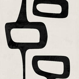 Mid Century Abstract Shapes V by Naxart Studio