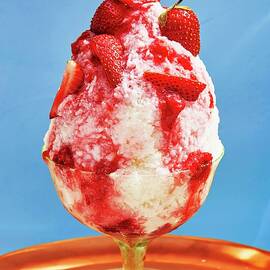 Milky Shaved Ice With Strawberries by Emma Fishman