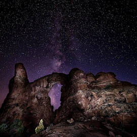 Milky Way over Turret Arch by David Morefield