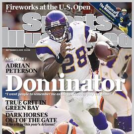 Minnesota Vikings Adrian Peterson... Sports Illustrated Cover by Sports Illustrated