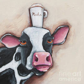 Mocha Cow by Lucia Stewart
