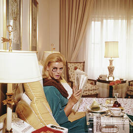 Monocled Miss by Slim Aarons