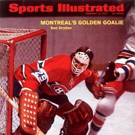 Montreal Canadiens Goalie Ken Dryden Sports Illustrated Cover by Sports Illustrated