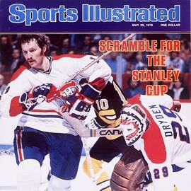 Montreal Canadiens Larry Robinson, 1978 Nhl Stanley Cup Sports Illustrated Cover by Sports Illustrated