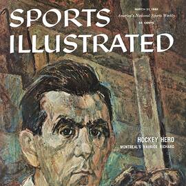 Montreal Canadiens Maurice Rocket Richard Sports Illustrated Cover by Sports Illustrated