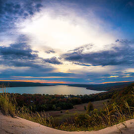 Morning Glow Over Glen Lake