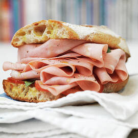 Mortadella Ciabatta by Hugh Johnson