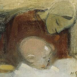 Mother And Child by Helene Schjerfbeck