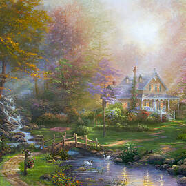 Pools Of Serenity by Thomas Kinkade