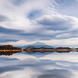 Mount Shasta Over Trout Lake by Eric Leslie