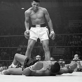 Muhammad Ali Taunting Sonny Liston by Bettmann