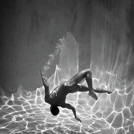 Naked Man Underwater by Ed Freeman
