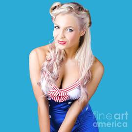 Navy pinup woman by Jorgo Photography