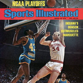 Ncaa Playoffs Indianas Benson Outmuscles Marquette Sports Illustrated Cover by Sports Illustrated