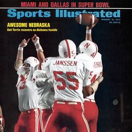 Nebraska Bob Terrio, 1972 Orange Bowl Sports Illustrated Cover by Sports Illustrated