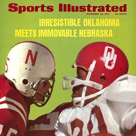 Nebraska Bob Terrio And Oklahoma Greg Pruitt Sports Illustrated Cover by Sports Illustrated