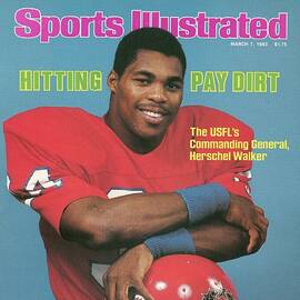 New Jersey Generals Herschel Walker Sports Illustrated Cover by Sports Illustrated