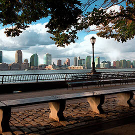 New Jersey Skyline & Hudson River by Anna Serrano