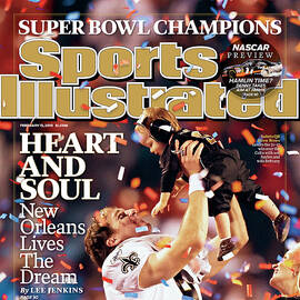 New Orleans Saints Qb Drew Brees, Super Bowl Xliv Sports Illustrated Cover by Sports Illustrated