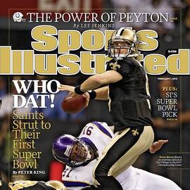 New Orleans Saints Vs Minnesota Vikings, 2010 Nfc Sports Illustrated Cover by Sports Illustrated