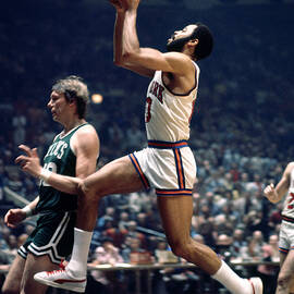 New York Knicks - Walt Frazier Metal Print by Dick Raphael - NBA
