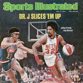 New York Nets Julius Erving, 1976 Aba Championship Sports Illustrated Cover by Sports Illustrated