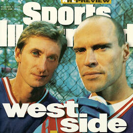 New York Rangers Mark Messier And Wayne Gretzky Sports Illustrated Cover by Sports Illustrated