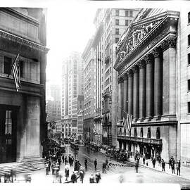 New York Stock Exchange And Broad Street by The New York Historical Society