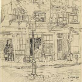 New York Street Scene by Jerome Myers