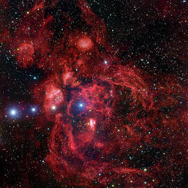 Ngc 6357, The Lobster Nebula In by Stocktrek Images