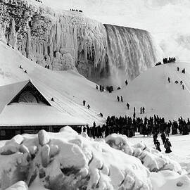 Niagara Falls In Winter by Archive Photos