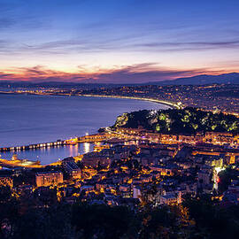 Nice Sunset by Malaussena Benoit