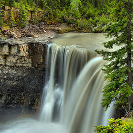 Nordegg Crescent Falls Portrait by Adam Jewell
