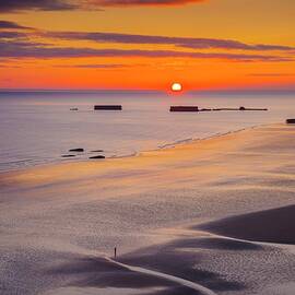 Normandy, Historic Landing Beach by Olimpio Fantuz