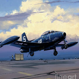 North American FJ-1 Fury by Jack Fellows