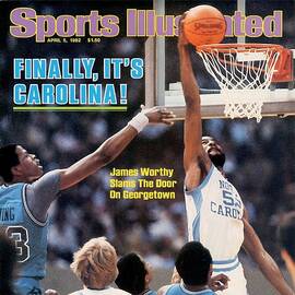 North Carolina James Worthy, 1982 Ncaa National Championship Sports Illustrated Cover by Sports Illustrated