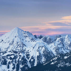 North Cascades In Winter, Washington by Alan Majchrowicz