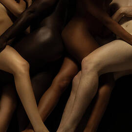 Nude Bodies In Different Skin Colours by Jonathan Knowles
