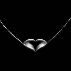 Nude woman bodyscape 27 by Johan Swanepoel