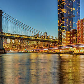 Nyc, Manhattan, View From Pier 35, East River Waterfront Esplanade by Lumiere