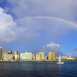 Oahu, Waikiki's Resort, Rainbow by Grant Studios