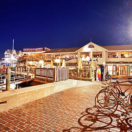 Oak Bluffs Harbor, Martha's Vineyard, Ma by Claudia Uripos