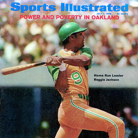 Oakland Athletics Reggie Jackson... Sports Illustrated Cover by Sports Illustrated