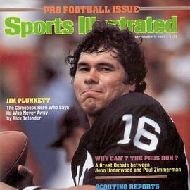 Oakland Raiders Qb Jim Plunkett Sports Illustrated Cover by Sports Illustrated