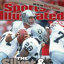 Oakland Raiders Qb Rich Gannon... Sports Illustrated Cover by Sports Illustrated