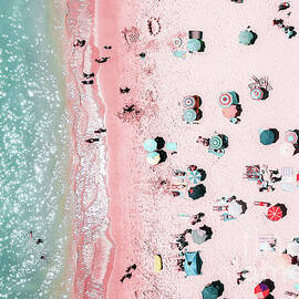 Ocean Print, Beach Print, Wall Decor, Aerial Beach Print, Beach Photography, Bondi Beach Print by Jessie Kean