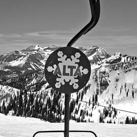 Old Alta Lift Chair Black And White by Adam Jewell